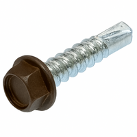 10T62TUX0Z/ALBRN 10-16 X 5/8 U/S HWH SDS PT.ALUMA BRN  ZINC